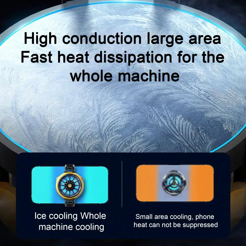 Phone Cooling Fan Universal Cellphone Radiator Low Noise Mobile Phone Cooler Heat Sink Cellphone Radiator Multipurpose