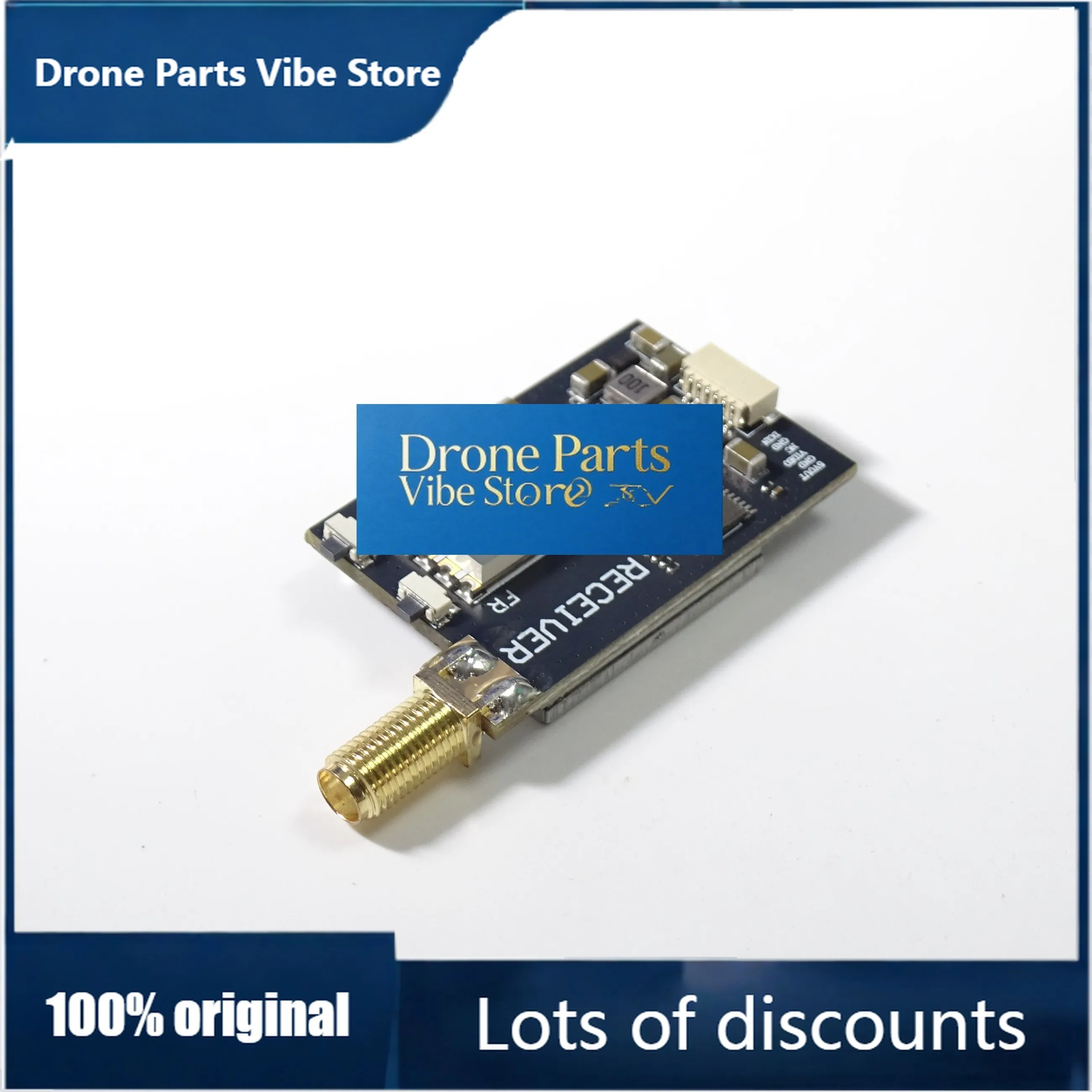 Drone PartsFPVspeed VRX-S9 1080-2200 MHz 64CH Drone Remote Video Transmission Accessories Time Traveling Video Receiver Part