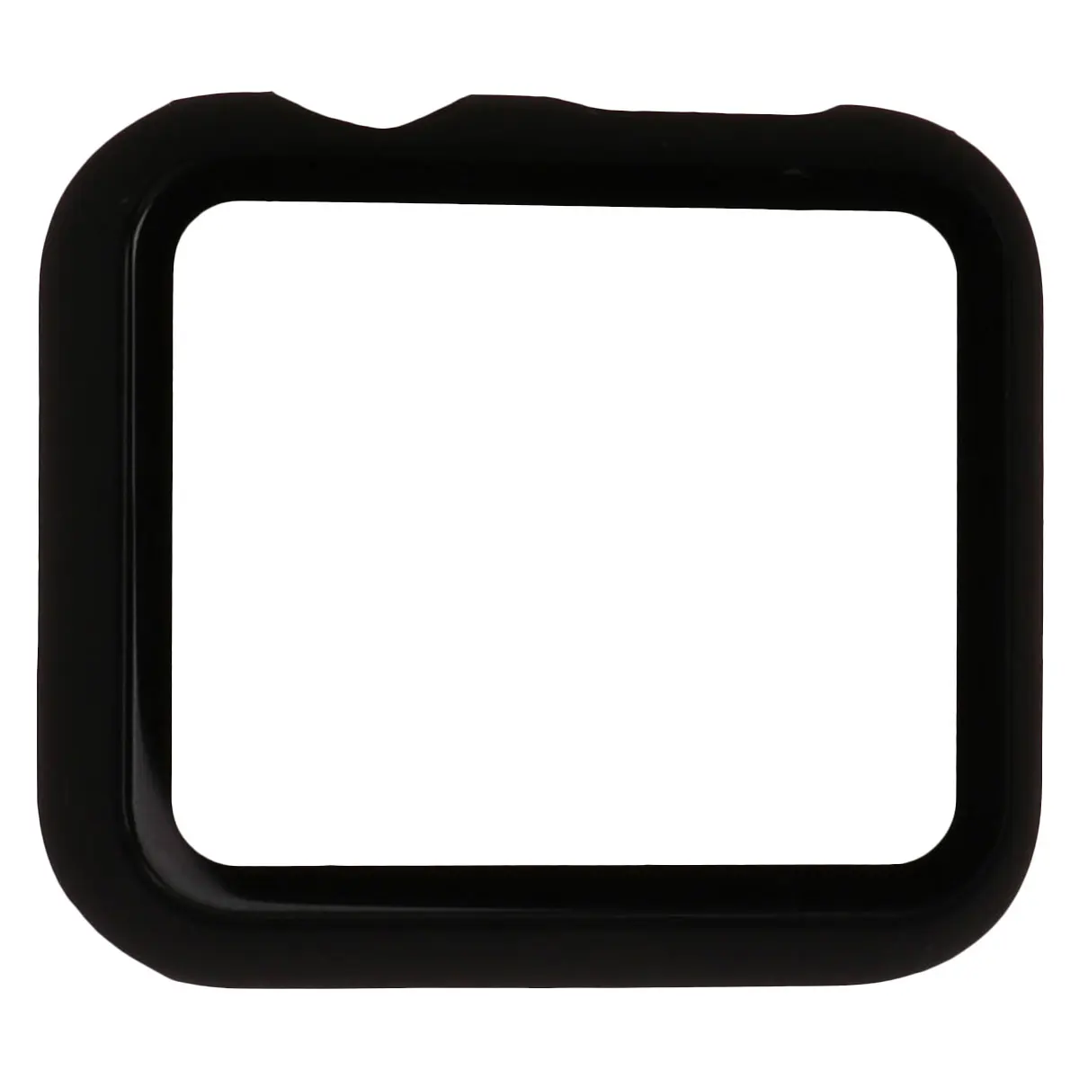 

Smartwatch Case Full Cover Tempered Glass Film Black Screen Protector Watch Accessories Anti Reflective Fingerprint Resistant