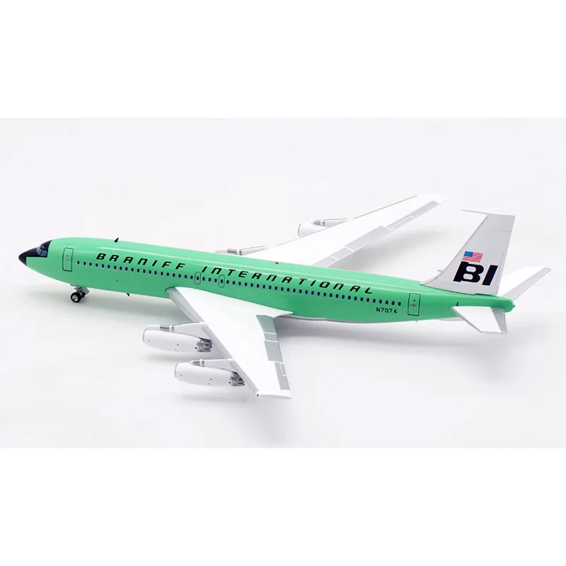 

Коллекционная модель самолета Braniff Airlines B707-200 N7074 из сплава, масштаб 1:200, для декора в самолете
