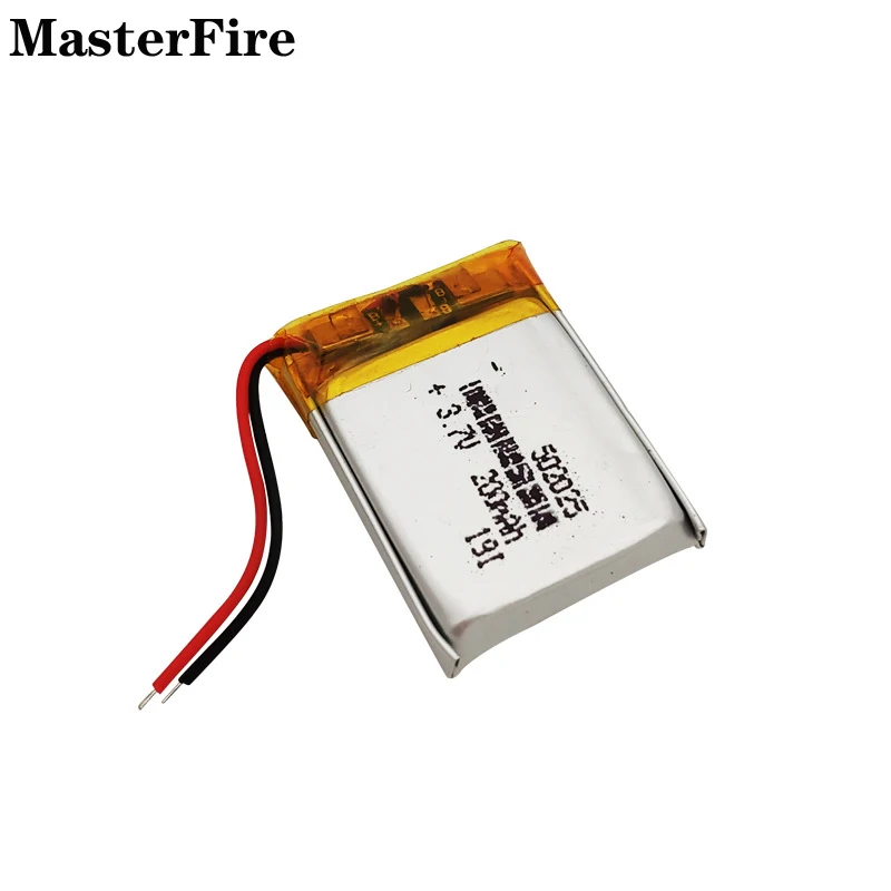 3.7V 200mah Rechargeable Lithium Polymer Battery 502025 for Smart Watch 3D Glasses Remote Control Toy Video Recorder Batteries