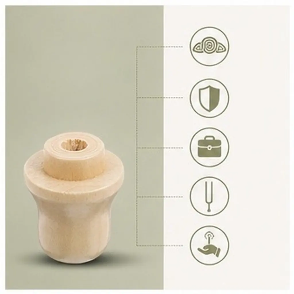 Tuning Fork Holder Block Wooden Universal Mount Base Stable Non-Slip Easy Installation Sound Therapy Relaxation Focus