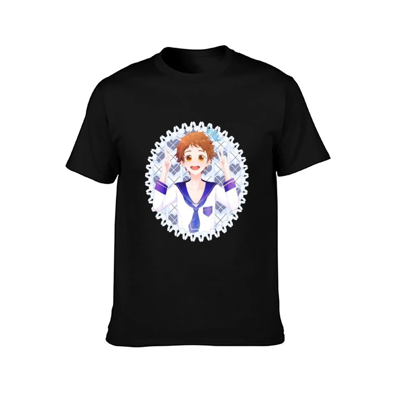 Mitsuru Tenma Ensemble Stars T-Shirt Abstract Pattern Print Top T-Shirt