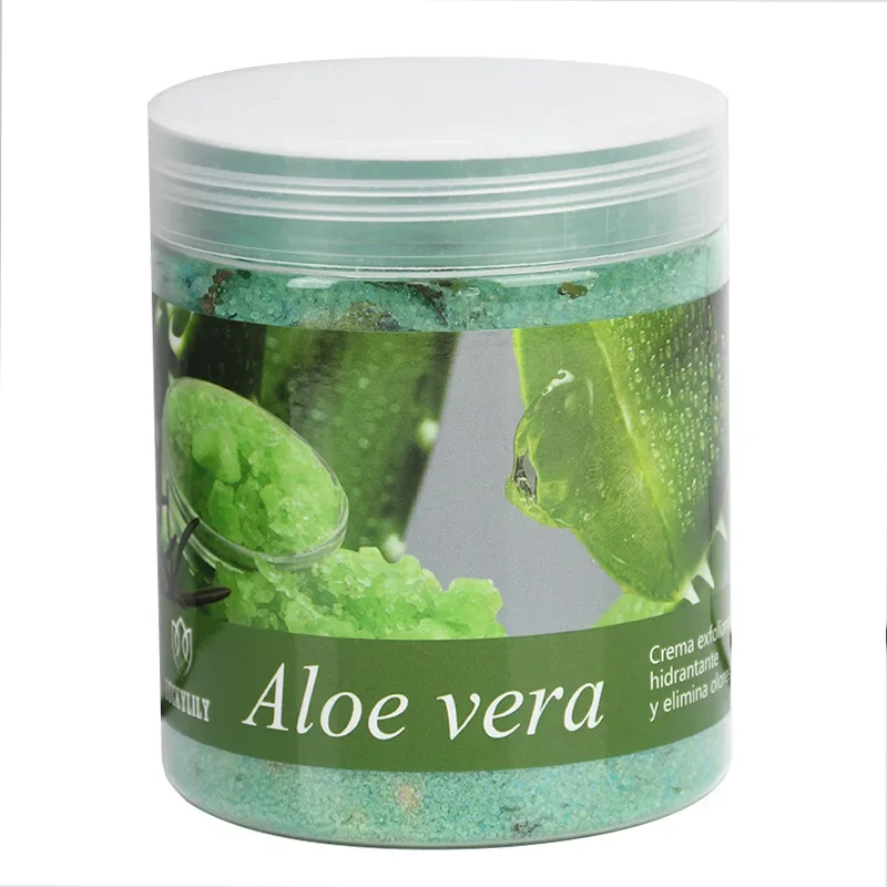 Exfoliante corporal para mujer, eliminador de piel muerta, sal de baño, Spa de pies, pedicura, sales de baño rosas, sal corporal