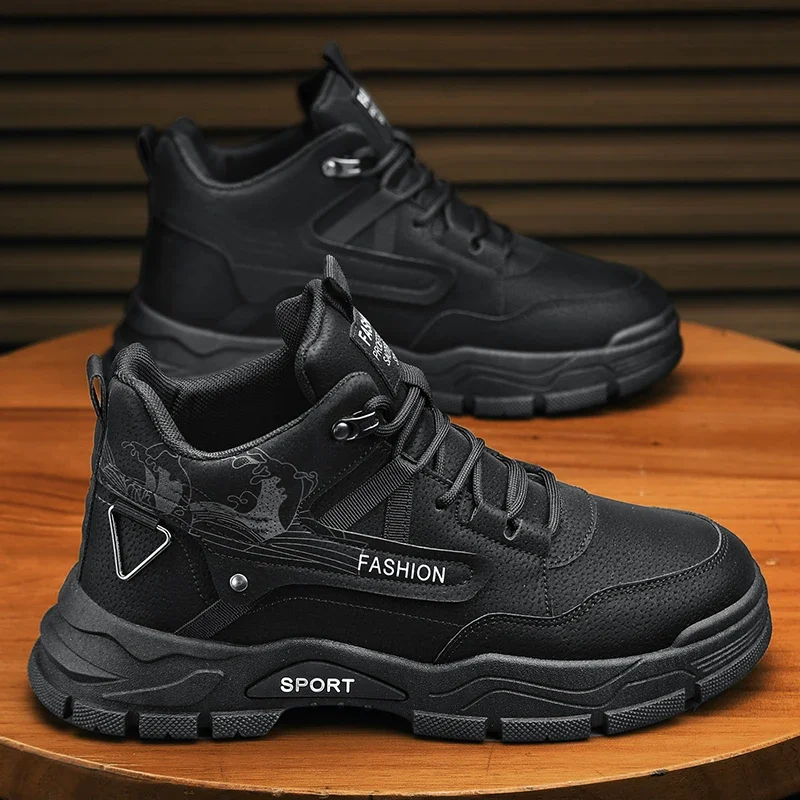 

2023 Mens Shoes Casual Sneakers Outdoor Hiking Leather Fashion Sports Designer Luxury Running Platform Tennis Work Ankle Boots