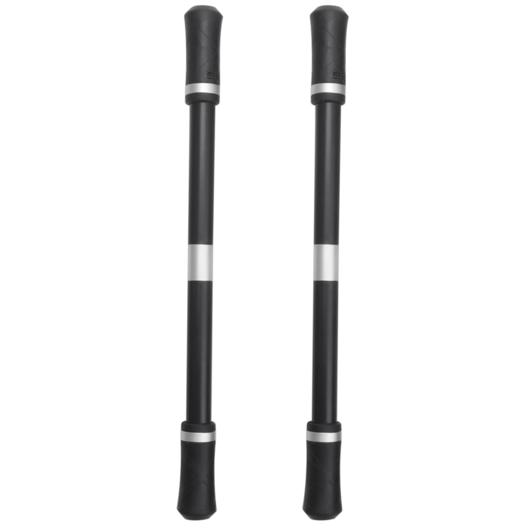 2PCS Finger Pen Mod Gaming Pens Flying Pen with Weighted Ball Finger Rotating Pen (Black)