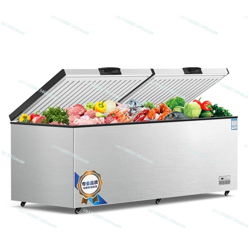 

Freezer Supermarket Convenience Store Household Horizontal Freezer Single Temperature Double Door