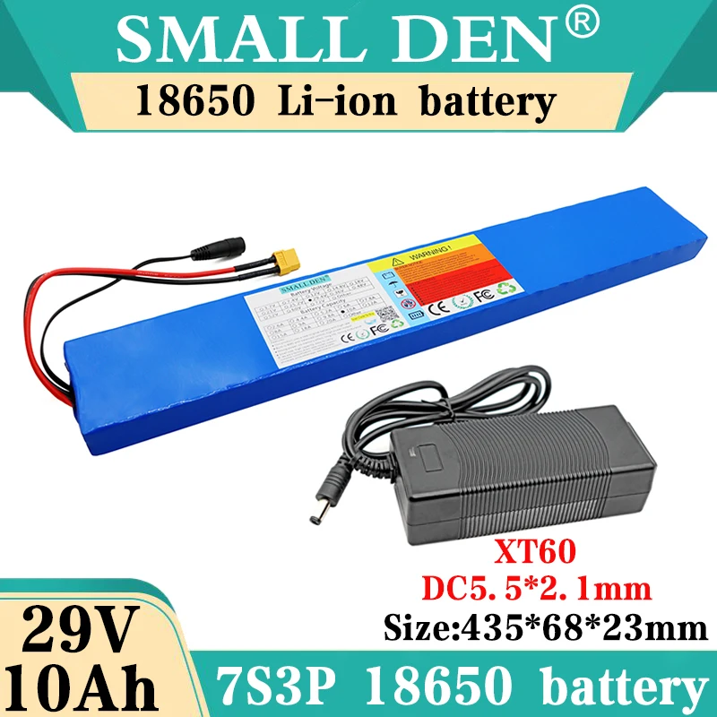 

24V 10Ah 18650 7S3P Li-ion Rechargeable Battery Pack 29.4v 10000mAh backup batteries, power tool batteries + 29.4V 2A Charger