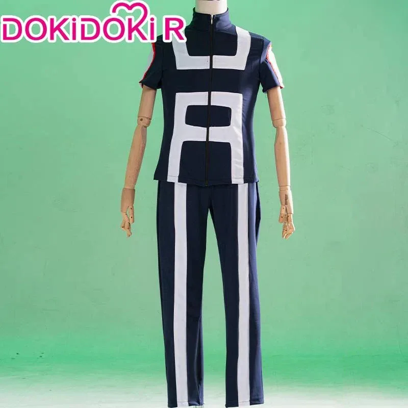

IN STOCK Todorokii Shotoo Cosplay Anime Cosplay DokiDoki-R School Uniform Costume Men Gym Uniform Plus Size Academia Cosplay