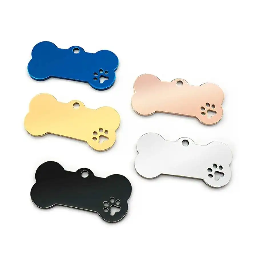 

2023 New Ideas Custom Personalization Blank Engraved Manufacturer wholesale double-sided custom printed metal pet tag