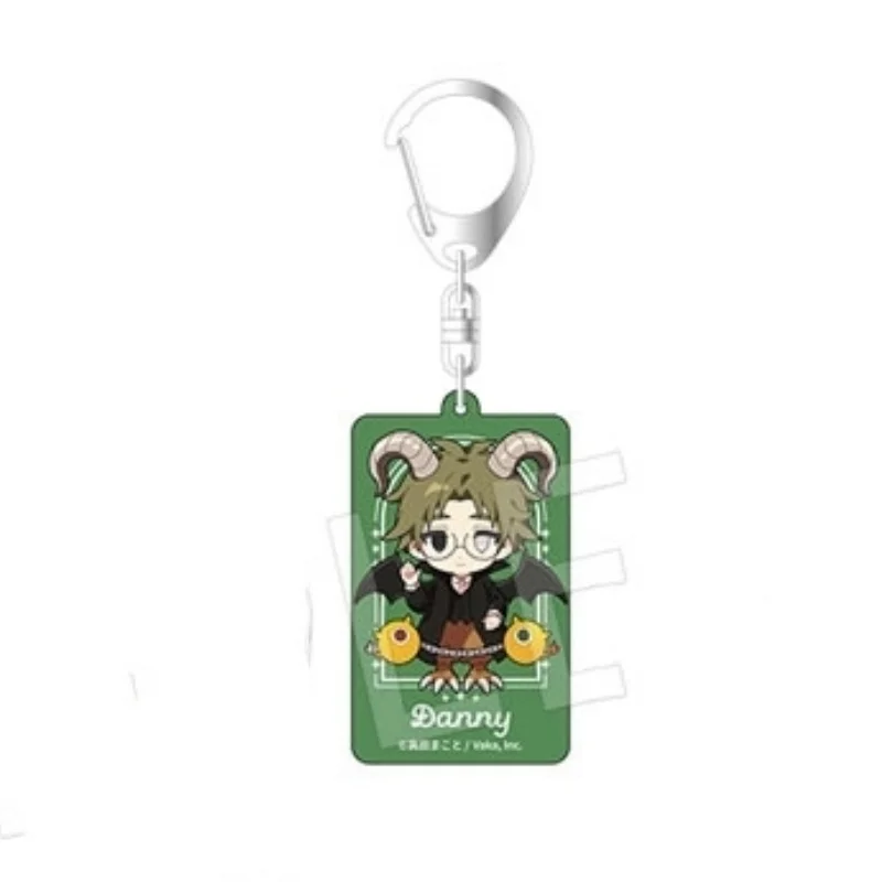 6CM Rectangle Acrylic Keychain Bag Pendant Anime Angels of Death Rachel Gardner,Isaac Foster,Daniel Dickens Car Keychain Gift