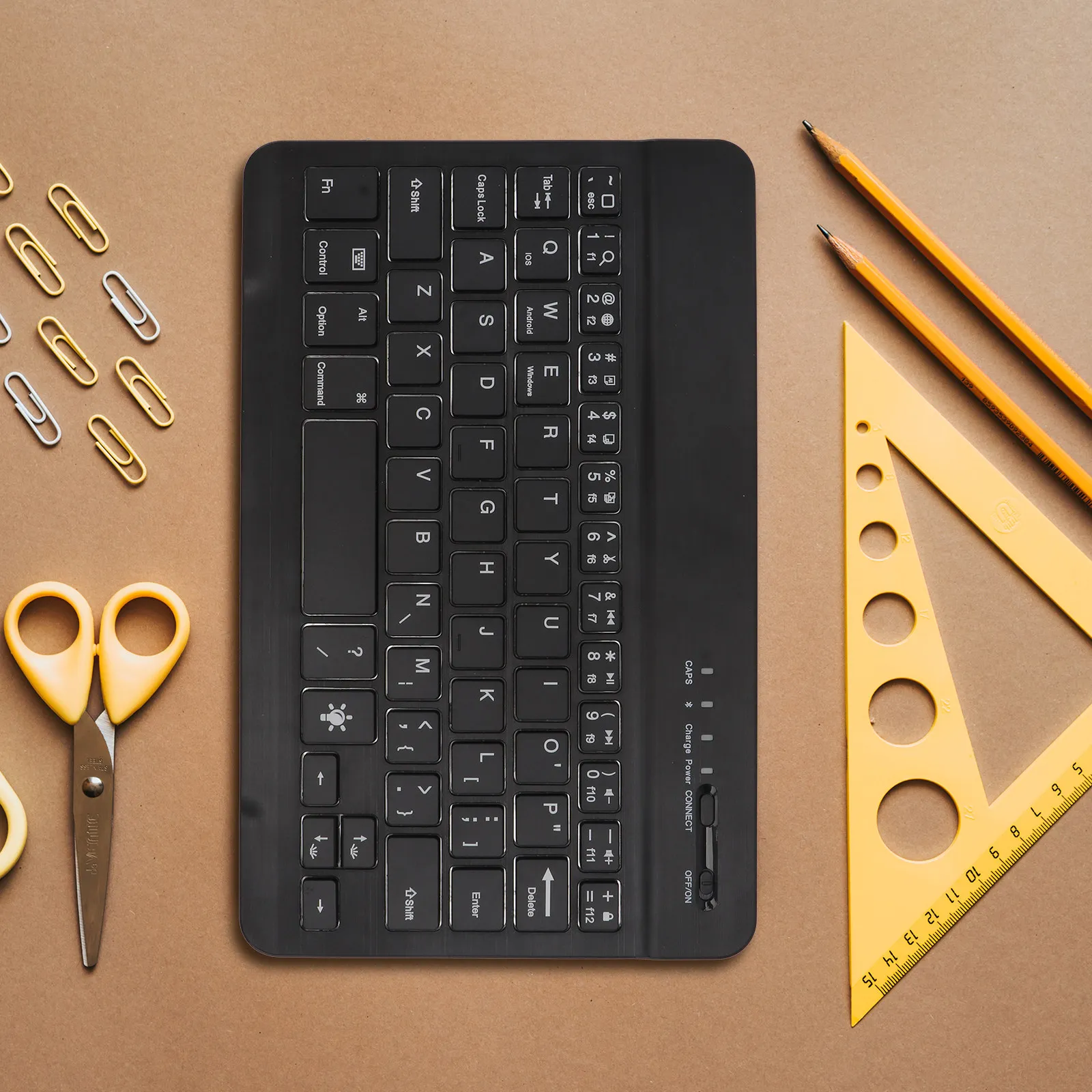 

Lightweight Wireless Backlight Keyboard Colorful LED Illumination Fine Workmanship Polished Surface Keyboard for Laptop Notebook