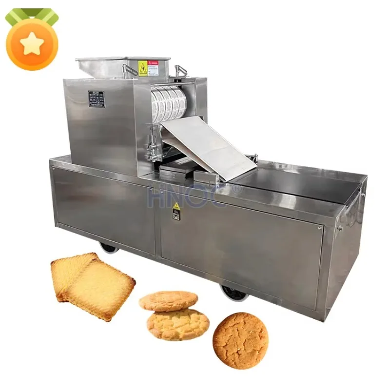 Small Tough Biscuit Stamping Machine Walnut Biscuit Make Machine Rotative Professional Biscuit Machine
