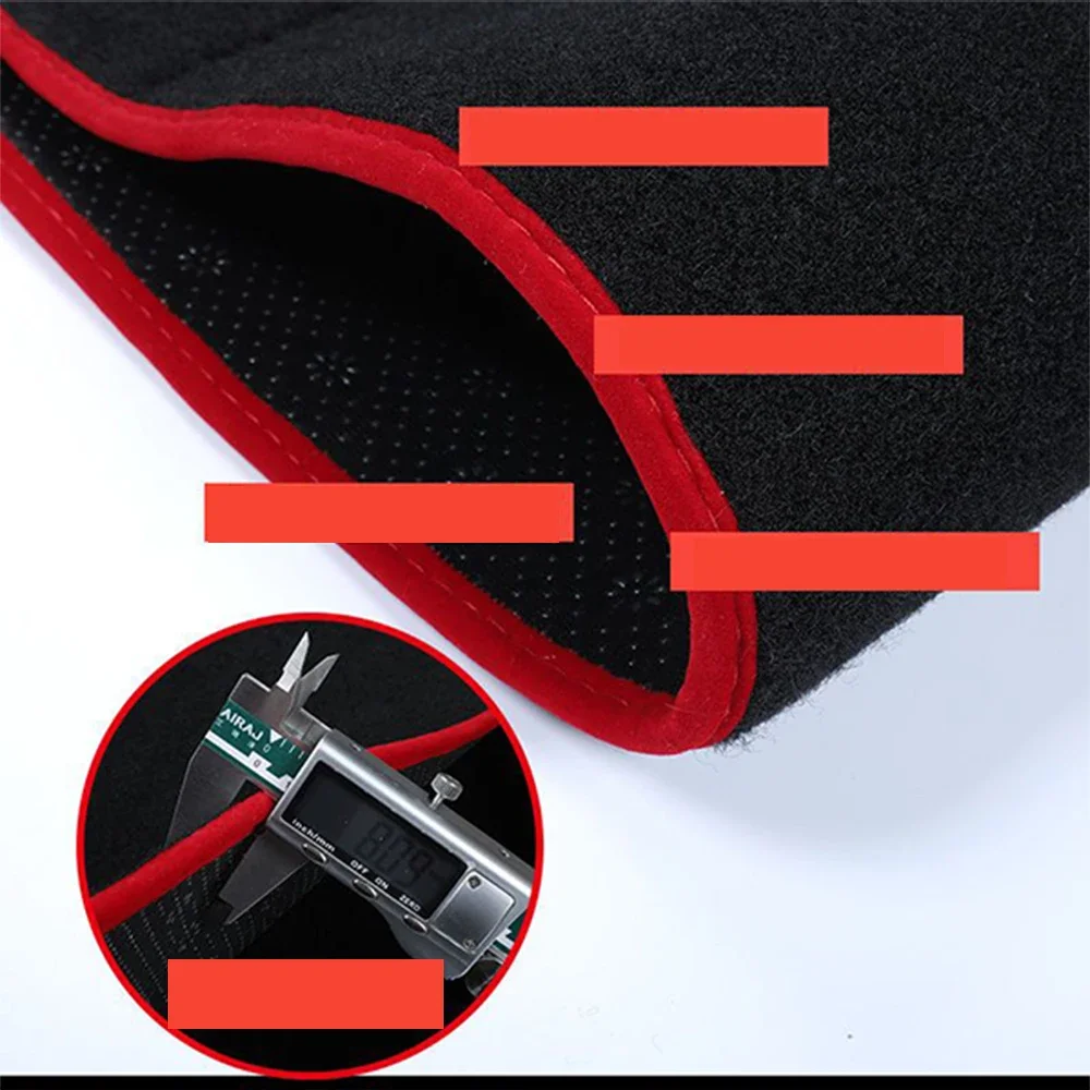 لوحة سيارة ديكور حصيرة واقية من الشمس الغبار عاكس حصيرة غطاء وسادة مقبلات اكسسوارات لوحدة Changan UNI-T 2021 2022 #6