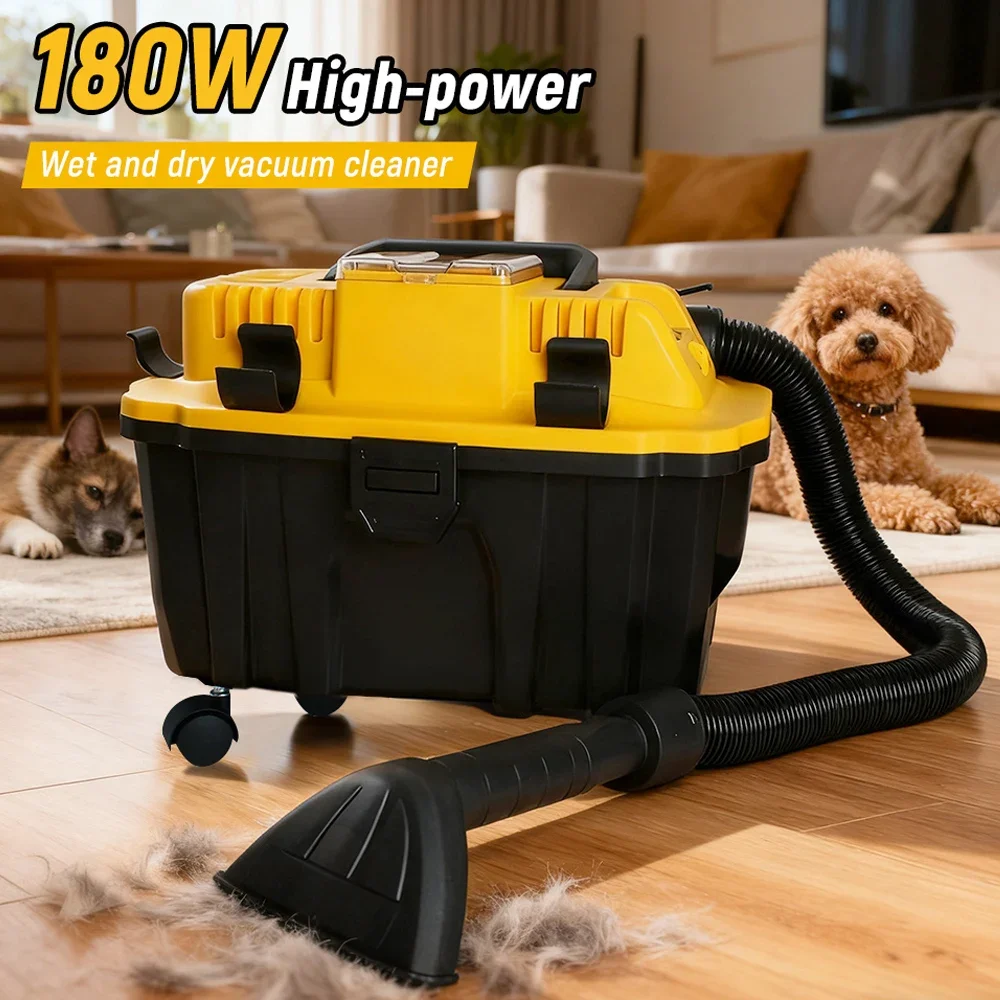 مكنسة كهربائية رطبة وجافة لاسلكية قابلة لإعادة الشحن، مكنسة كهربائية ليثيوم أيون للمنزل وآلة تنظيف ورشة العمل لبطارية ديوالت #1