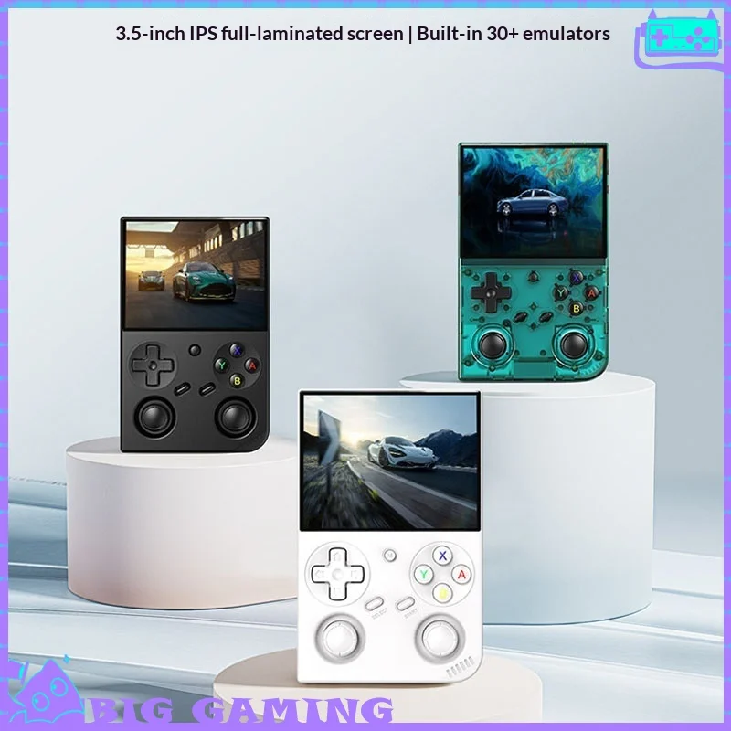 Rg 35xxpro Open-Source Retro Game Console Dual Joystick Game Handheld Console Nostalgic Arcade Game Controller 3.5