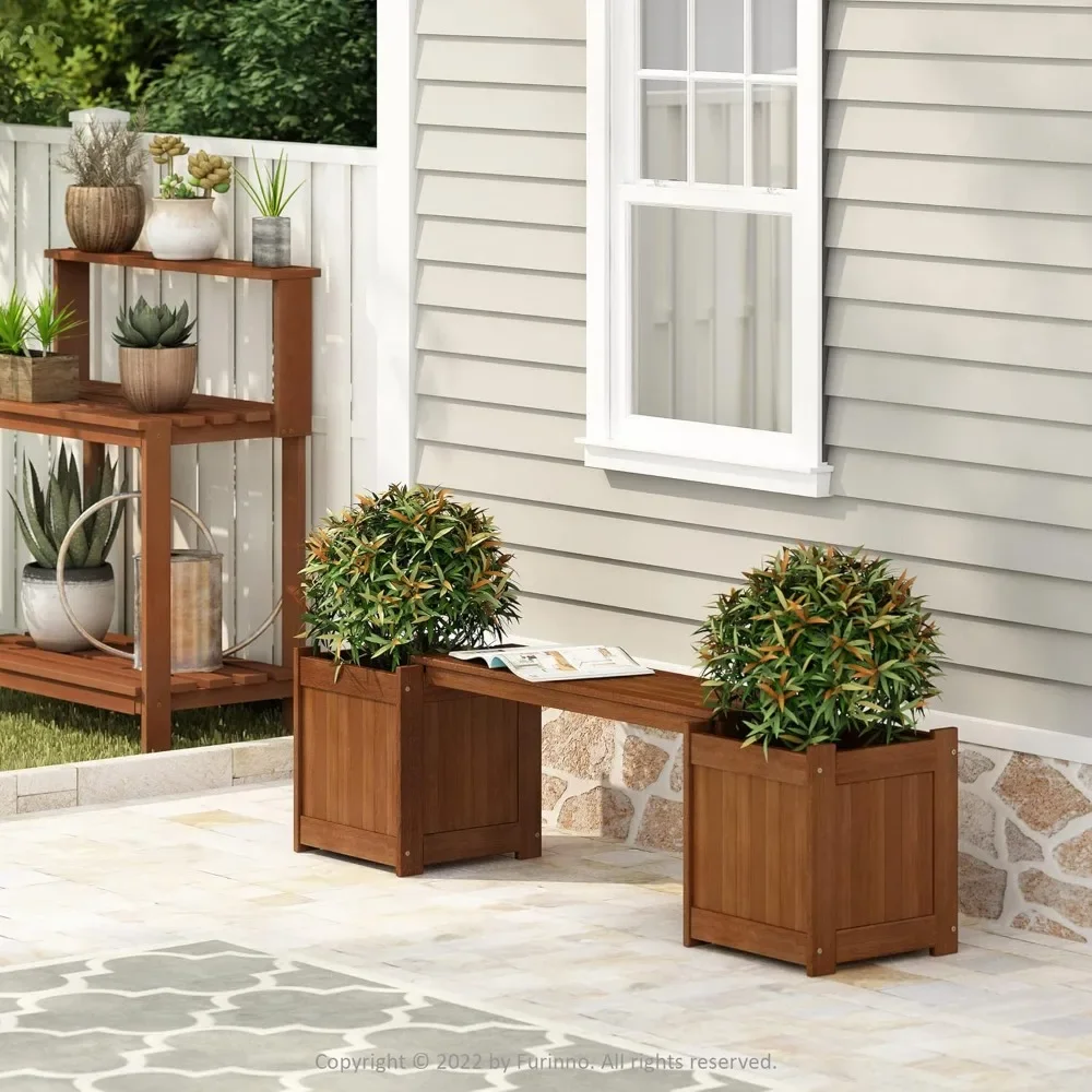 

FG16011 Tioman Hardwood Flower Box, Brown