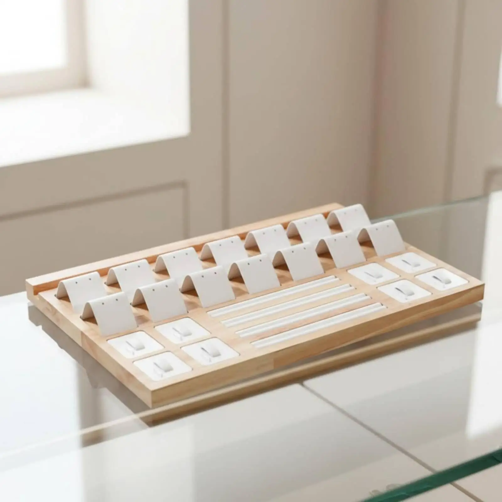 wooden-jewelry-display-stand-organizer-multi-tier-rack-for-retail-boutique-necklace-bracelet-earring-showcase