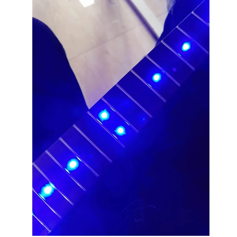 22 Frets Inlay LED Dots Rosewood Fretboard Maple Electric Guitar Neck Accessories Parts Musical Instruments