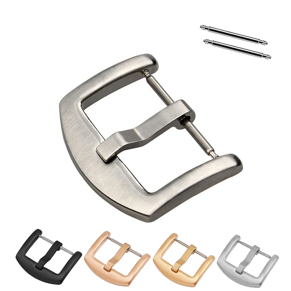 

High Quality Brushed Stainless Steel Watch Buckle 16mm 18mm 20mm 22mm 24mm 26mm Watch Band Strap Universal Metal Watch Clasp