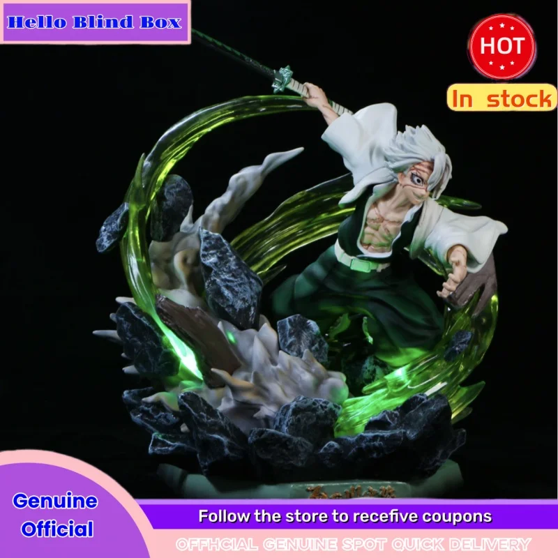 

Demon Slayer Figure Gk Shinazugawa Sanemi Wind Column Luminous Pvc 30cm Action Figure Toys Doll Collection Standing Model Gifts