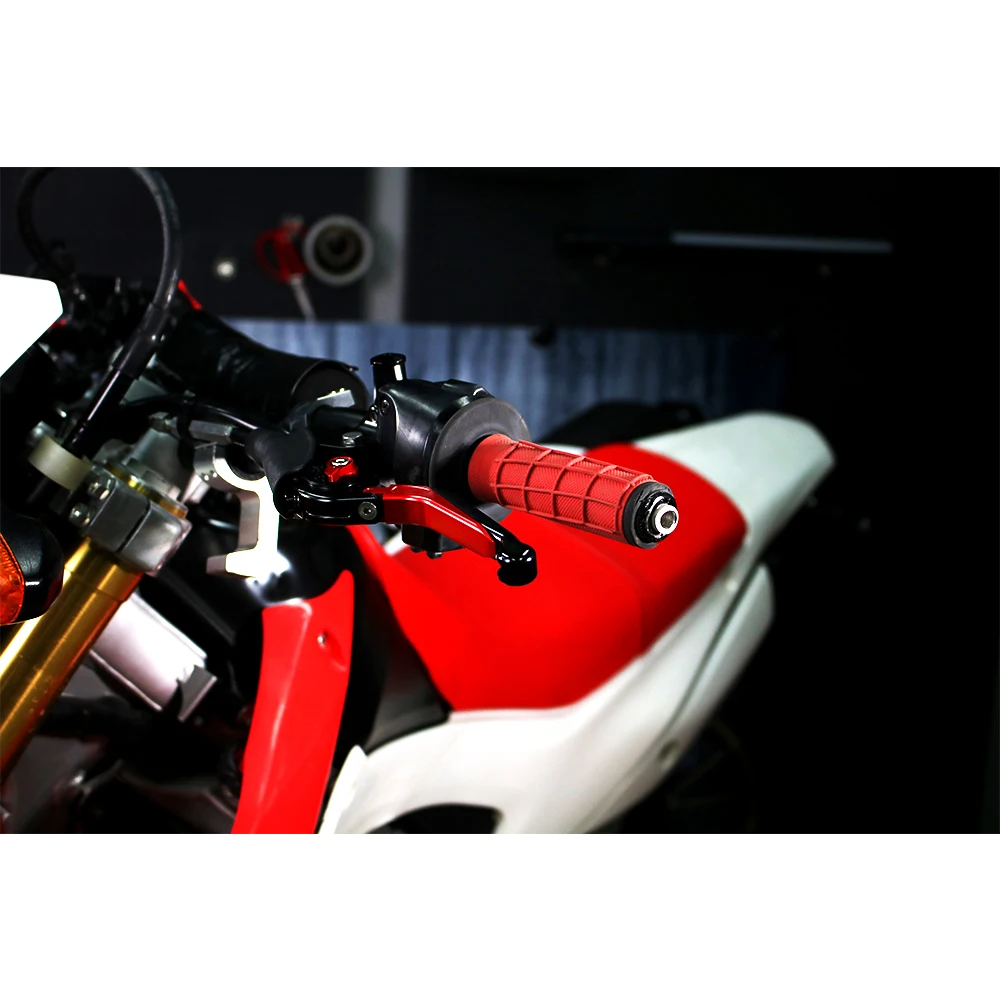 Motorcycle Brake Clutch Levers Adjustable Foldable Extendable For Kawasaki KLR250 1991-2005 KLR600 1991-1994 KLR650 1987-2007