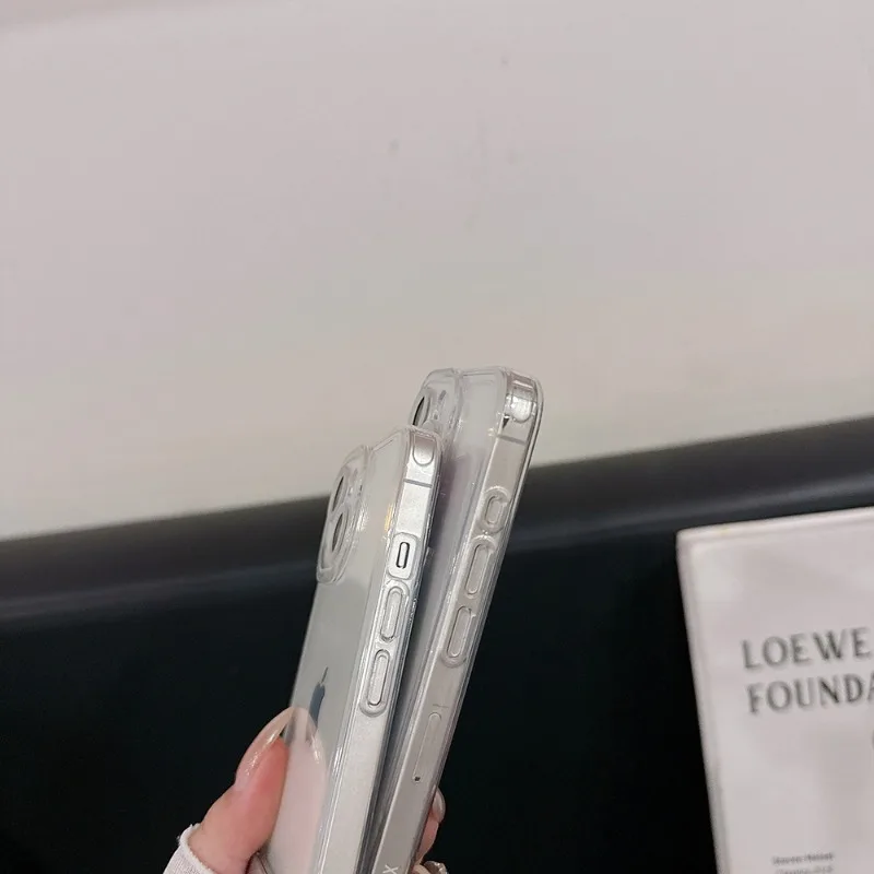 Simple Cute Stars Clear Phone Case For Samsung Galaxy S24 S23 S22 S25 Ultra Plus Transparent Cover S22+ S23+ S24+ S25+ Shell