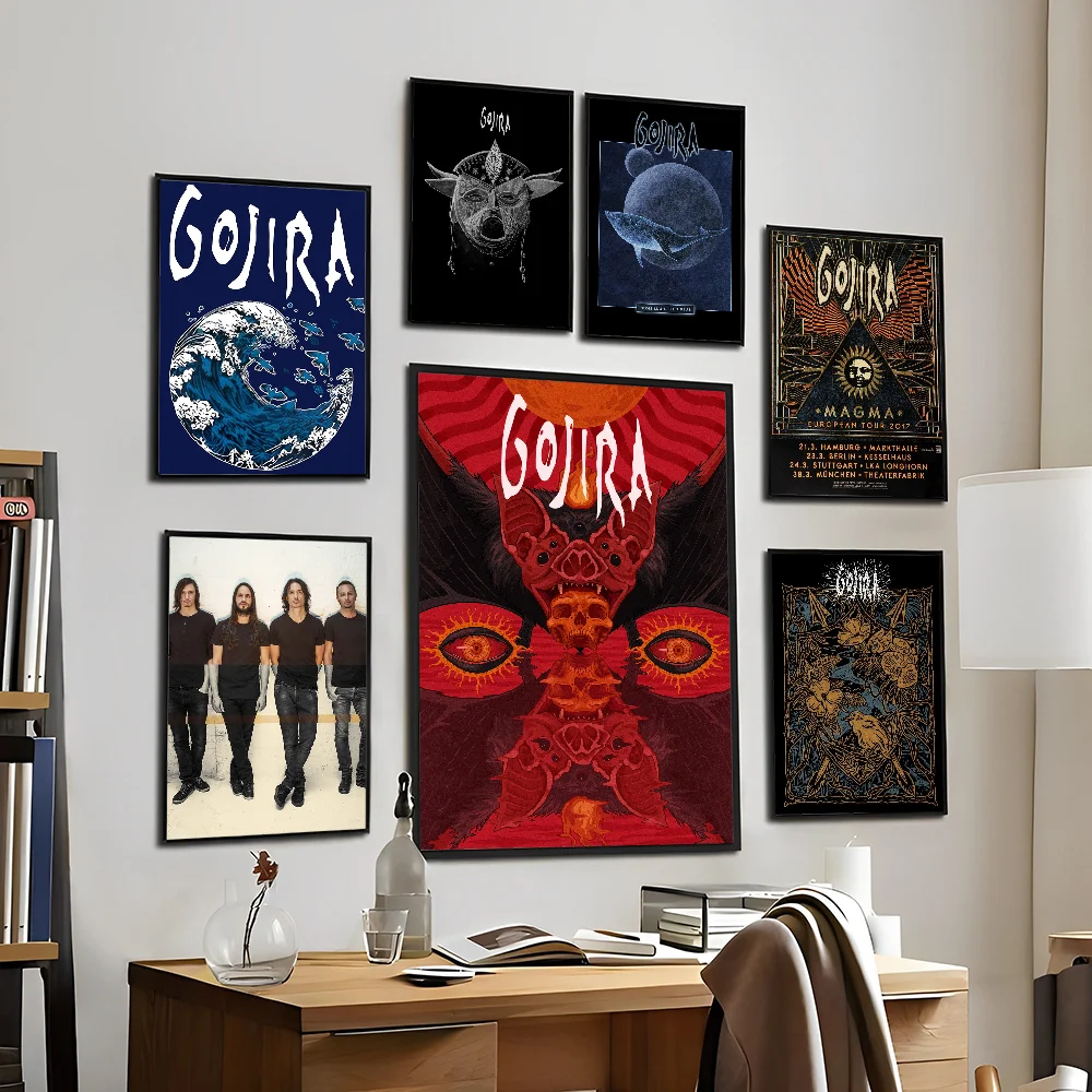 Gojira Band Classic Movie Posters HD Quality Poster Wall Art Painting Study Nordic Home Decor