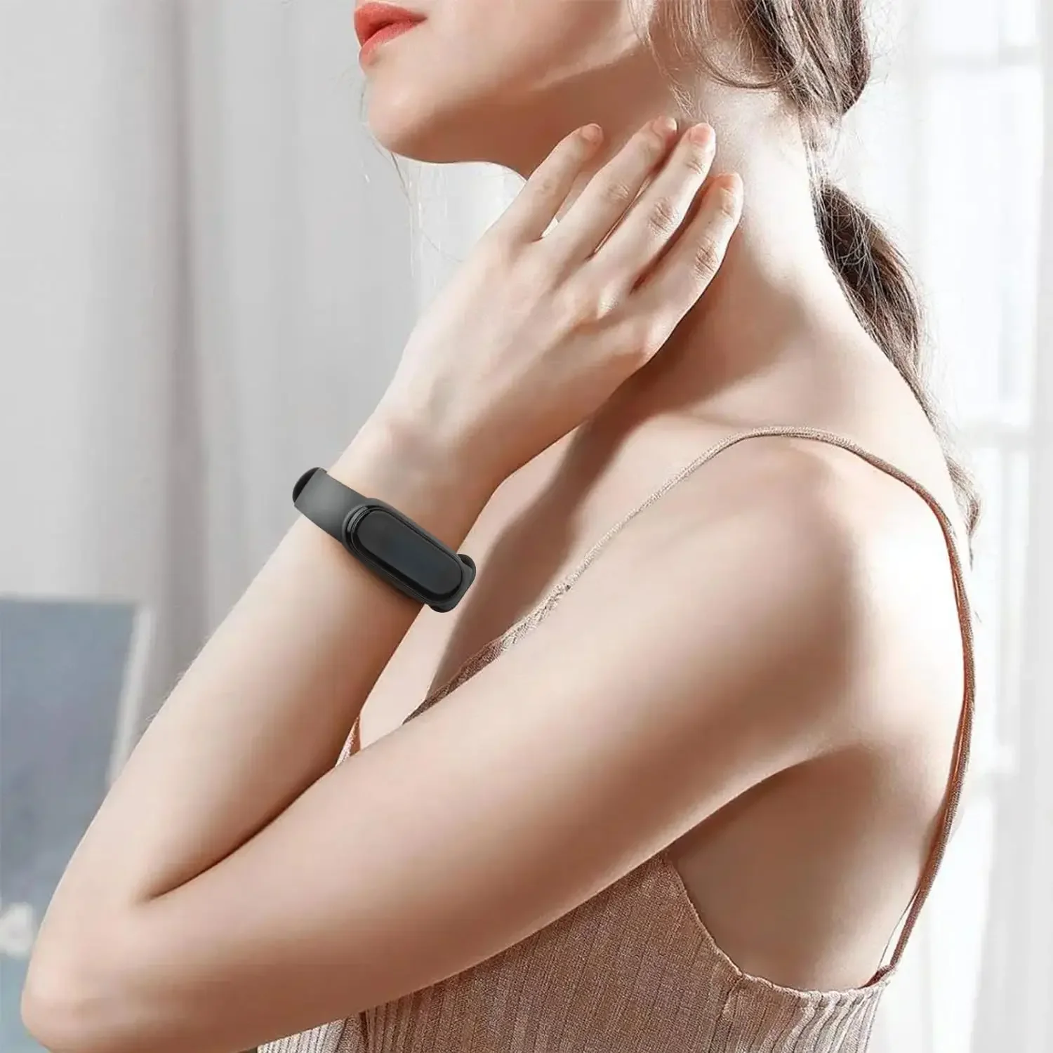 Correa de silicona para reloj Xiaomi Mi Band 7, 6, 5, 4 y 3, accesorios para reloj inteligente, 3/4