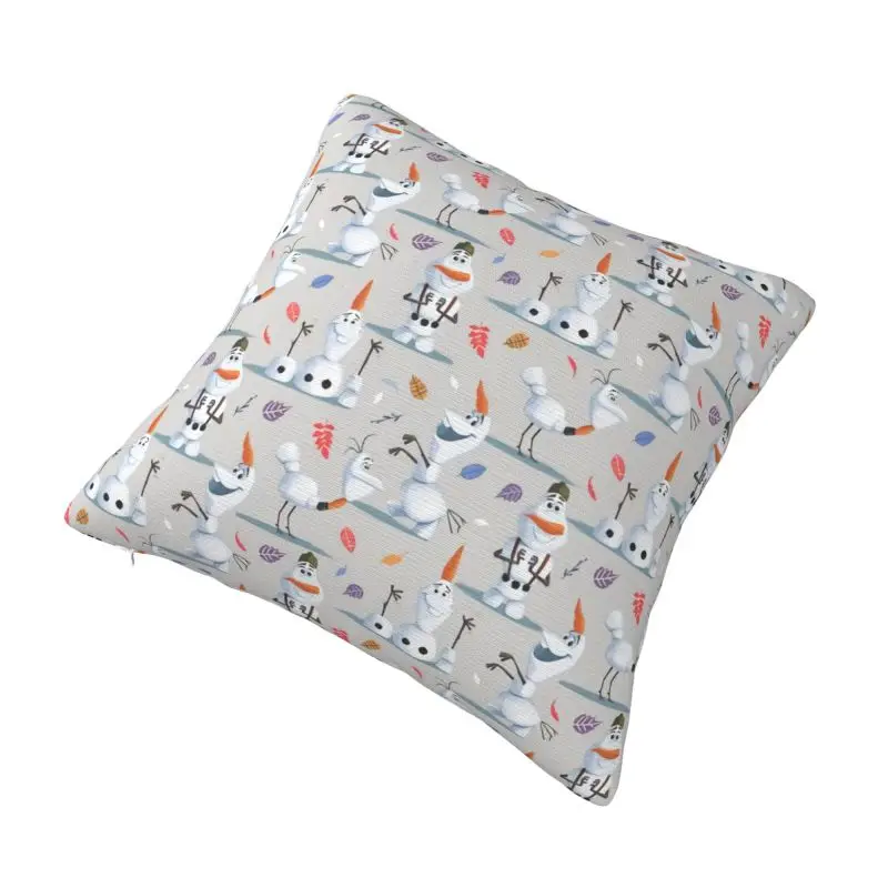 Custom Frozen Olaf Cushion Cover Soft Cute Throw Pillow Case