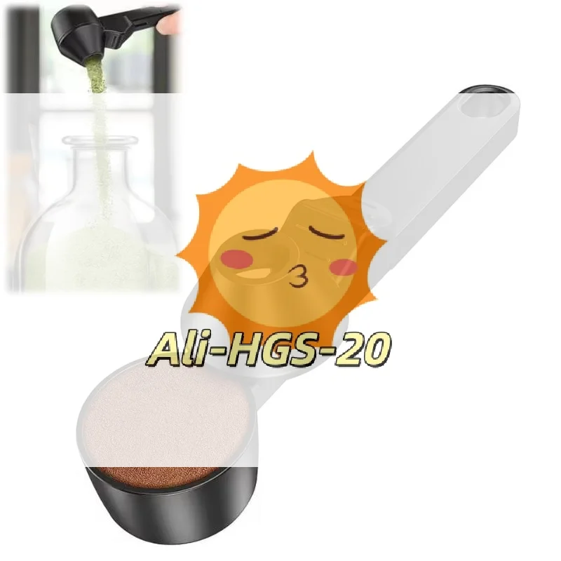 Sliding Leak-proof Coffee Scoop Durable Plastic Measuring Spoon for Protein Powder Kitchen Dessert Baking