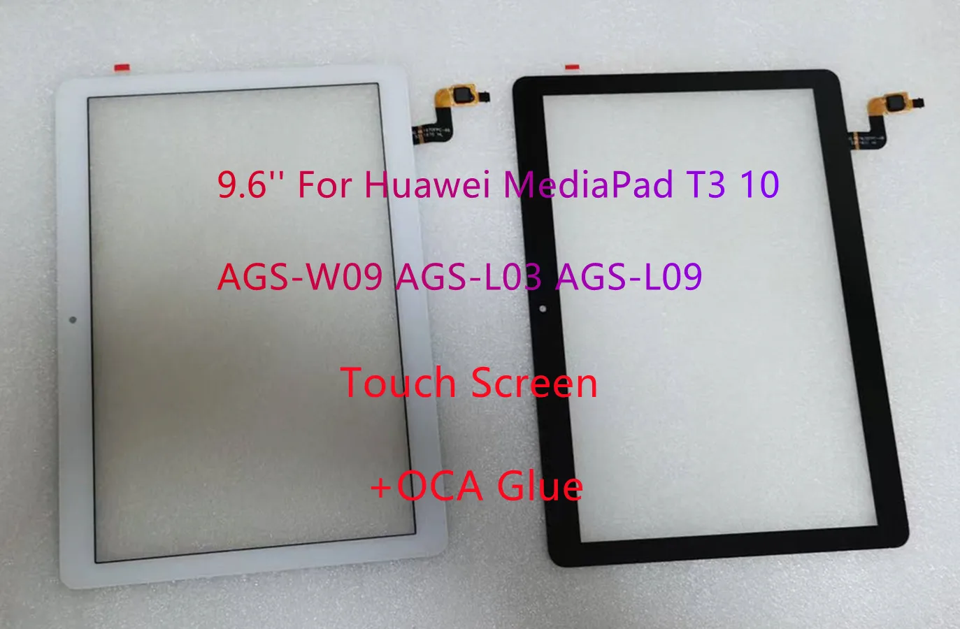 New 9.6'' For Huawei MediaPad T3 10 AGS-W09 AGS-L03 AGS-L09 AGS Touch Screen Digitizer Glass Panel Sensor + OCA Glue 100% Tested