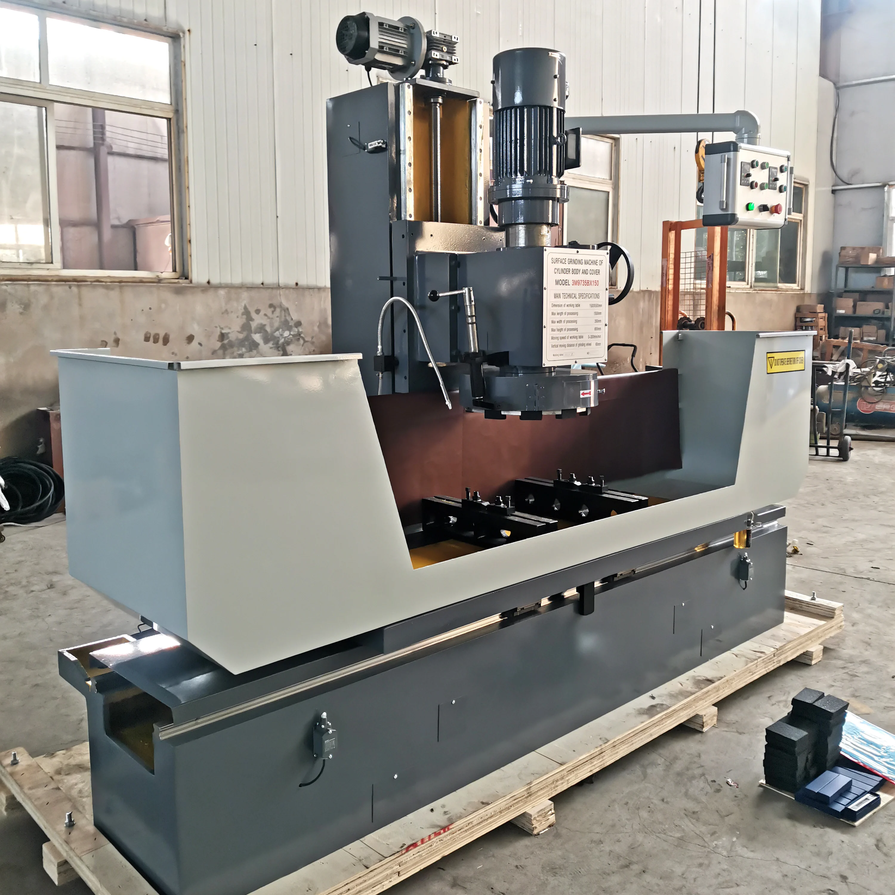 High Rigidity Industrial  Horizontal Universal Surface Cylinder Block Grinding Milling  Machine for Cylinder Head Engine