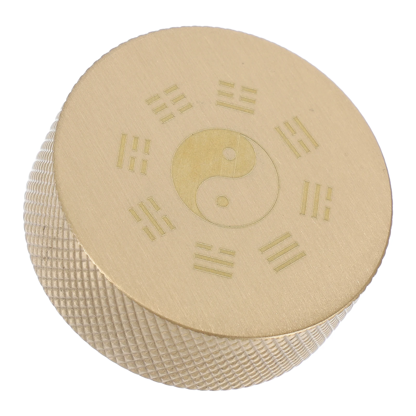 

Brass Bagua Paperweight Round Heavyweights for Calligraphy Desk Decor Study Practice Weights Solid Ruler Weight