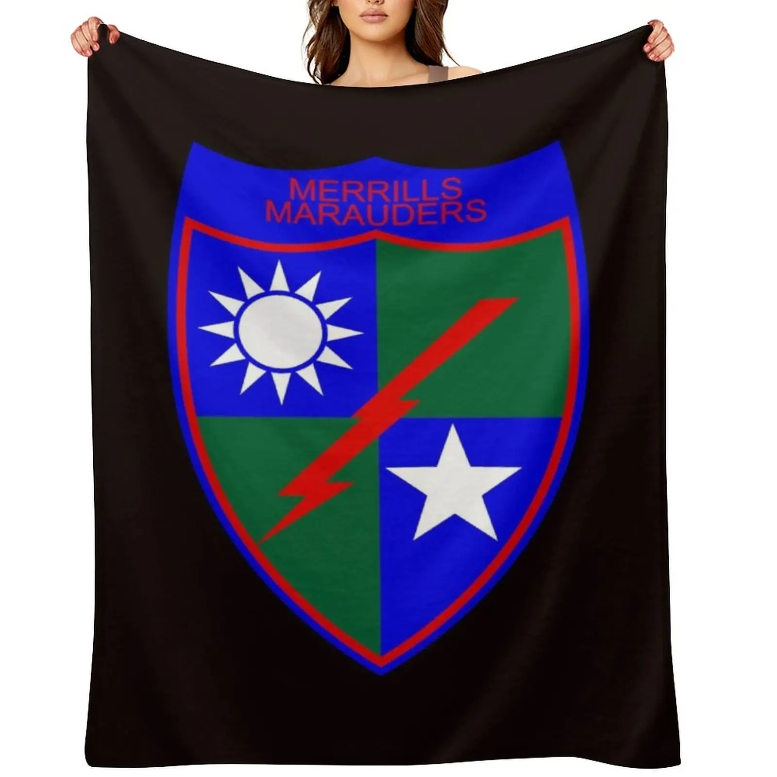 

Merrills Marauders VINTAGE Throw Blanket Blankets For Baby Shaggy Decorative Beds Sleeping Bag Blankets