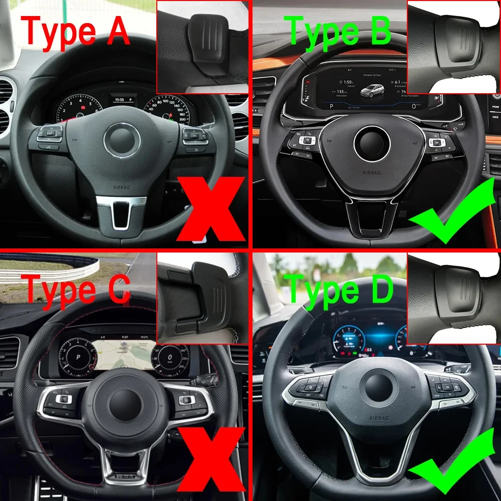 Shift Paddle For Volkswagen 2022 Touareg Tiguan R-Line Arteon Shooting Brake Golf VIII GTI Car Steering Wheel DSG Shifter Extend