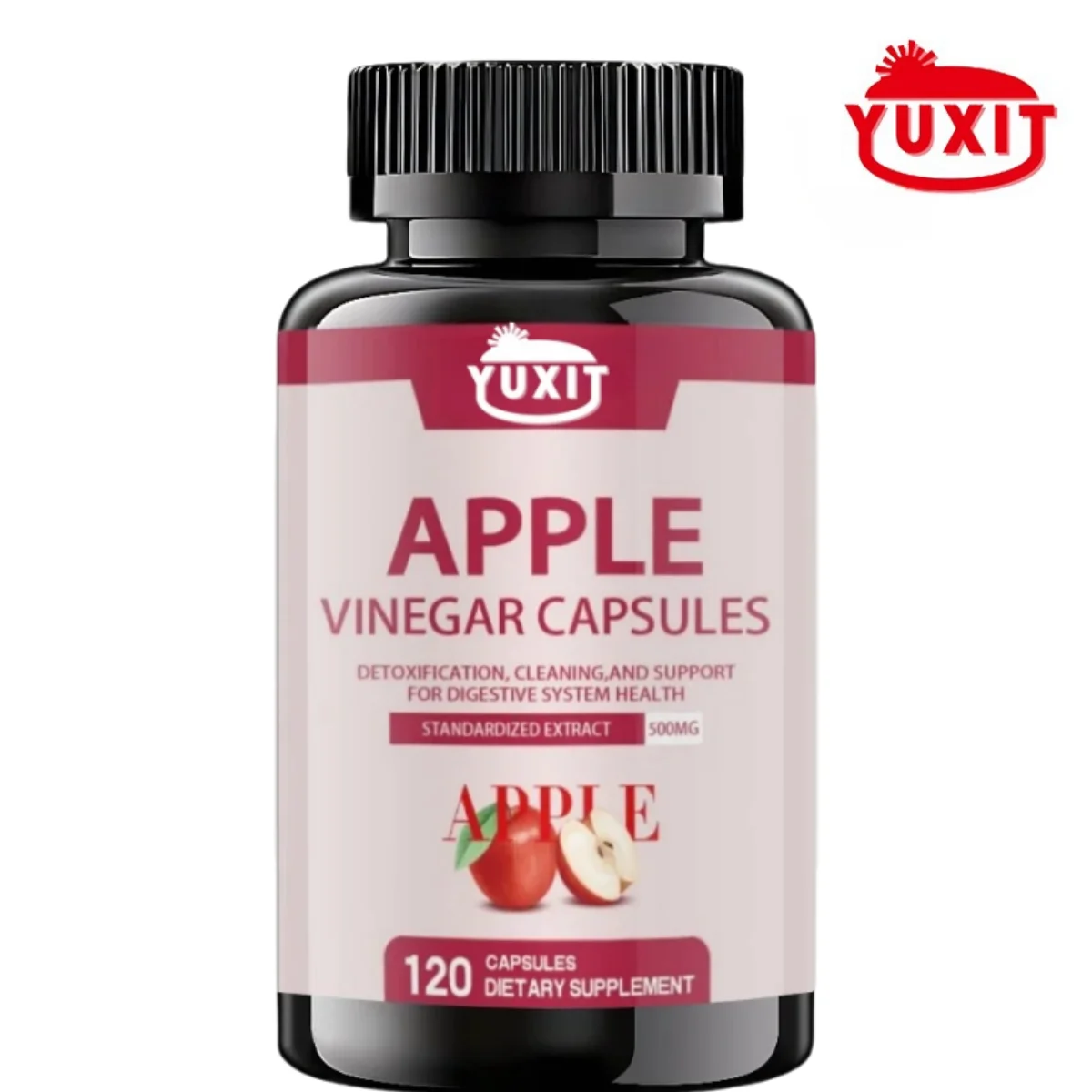 YUXIT  Minch Apple Cider Vinegar Capsules Max 400mg Natural Raw with Cinnamon Ginger & Cayenne Pepper Detox Vitamin C Supplement