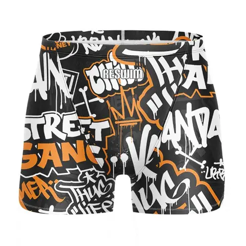 Мужские плавательные шорты Lycra Spandex