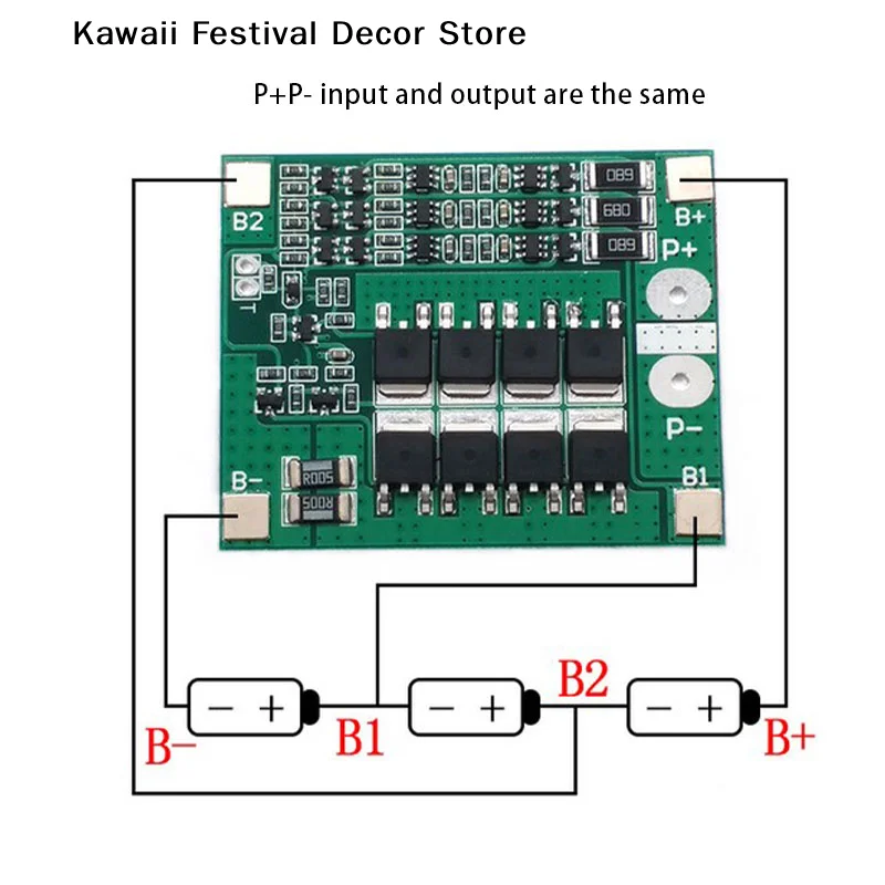 【K】Hot Sale 1pc 25A 12V 18650Battery PCM Charger Battery BMS Protection Circuit Board With Balan DIY Battery Repair Accessories