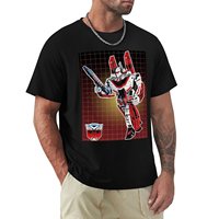 JETFIRE G1 BOX ART T-Shirt graphic shirts Aesthetic clothing summer clothes fitted t shirts for men