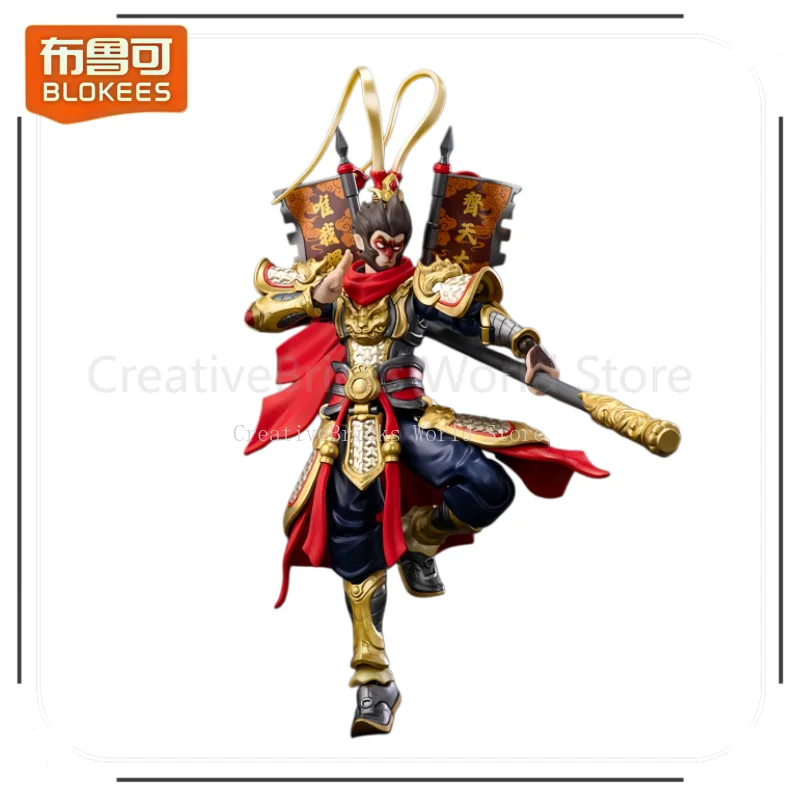 BLOKEES Building Blocks HeroSpire Champion Class Dharma Form Sun Wukong Articulated Assemble Model Gift for Collection Hobbyists