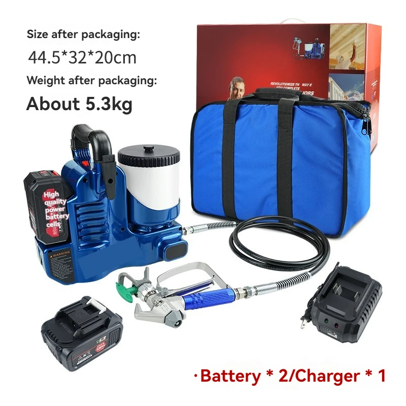 Electric High Pressure Airless Handheld Lithium Battery Sprayer Small Backpack Spray Machine High Voltage Airless Spray Machine