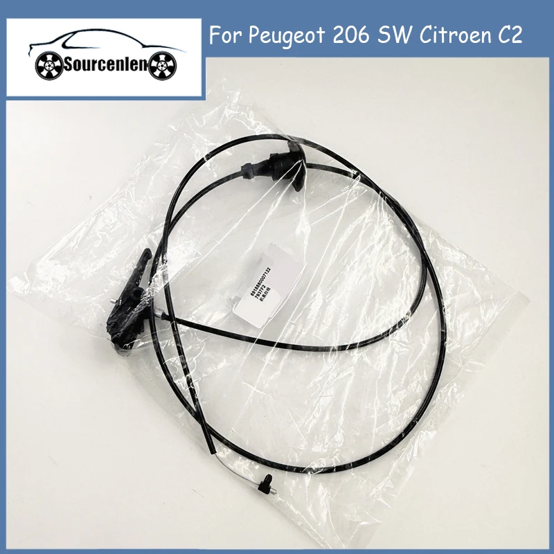 For Peugeot 206 SW Citroen C2 Brand New Engine Cover Cable Hood Manual Opening Controller 7937F2