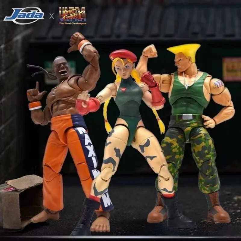 

Jada Toys 1/12 6-inch Action Figures Street Fighter 2 Guile Cammy Dee Jay Gift for Boys