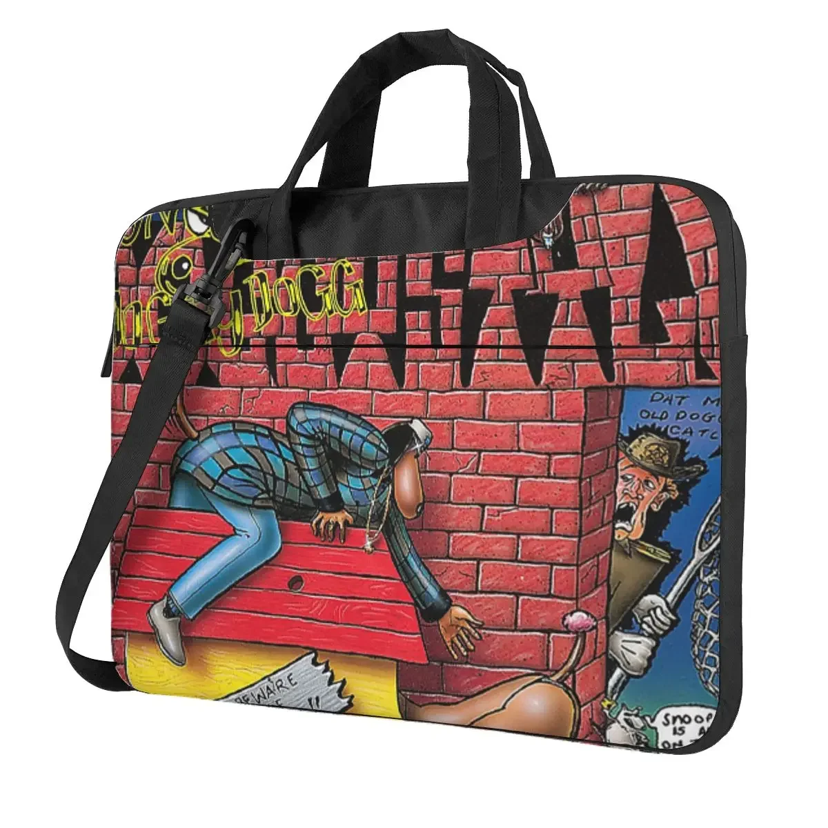 Snoop Dogg Doggystyle Crossbody Laptop Bag Case Computer Bag 13 14 15.6 Inch Notebook Pouch for Macbook Pro Lenovo