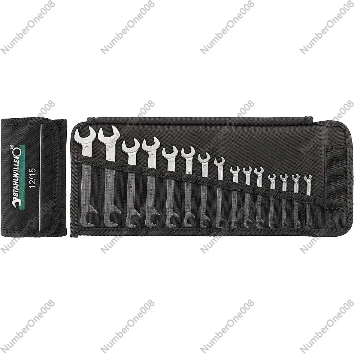 German Original Daweili STAHLWILLE Small Ultra-thin Double-head Opening Wrench 15-piece Set 96400651