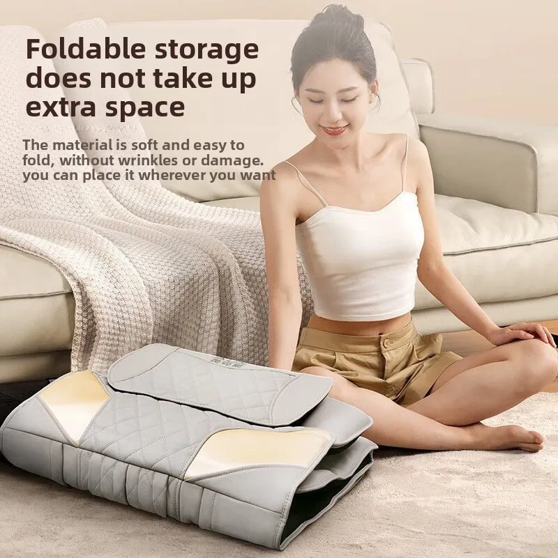 2025 New Full Body Massage Backrest Cushion with Airbag Kneading for Lower Back and Neck – Multifunctional Home Mattress