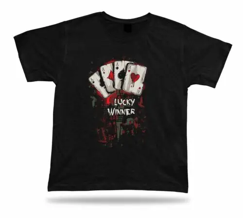 4 Aces Lucky Winner Cards Gambling Game awesome cool tshirt apparel special gift