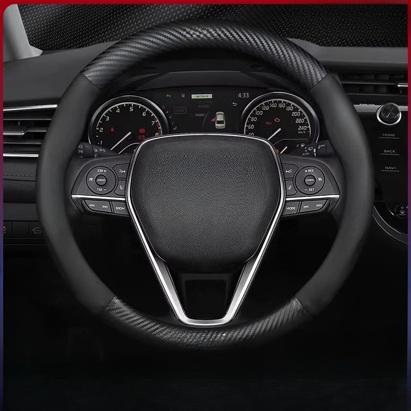 

For Toyota Hilux 2016-2023 Steering Wheel Cover Handlebar Cover Automobiles Body Kits Car Interior Accessories Automobiles