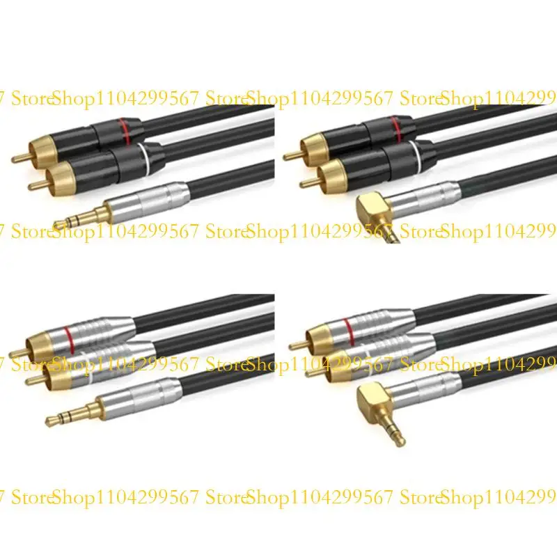 

CS1W Double Male to 3.5mm Adapter Cable 3.5mm to Male Stereo Cord for Connection